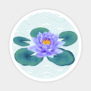 Water lily Magnet